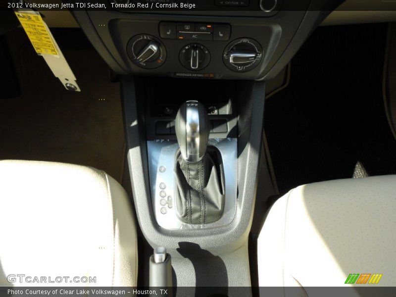 Tornado Red / Cornsilk Beige 2012 Volkswagen Jetta TDI Sedan