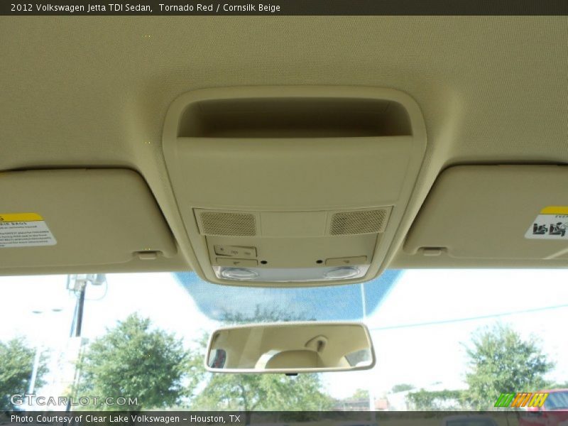 Tornado Red / Cornsilk Beige 2012 Volkswagen Jetta TDI Sedan