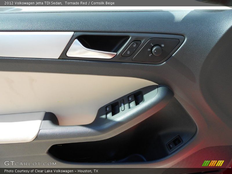 Tornado Red / Cornsilk Beige 2012 Volkswagen Jetta TDI Sedan