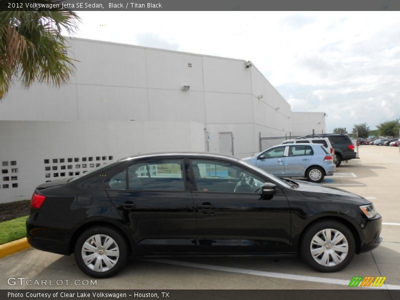 Black / Titan Black 2012 Volkswagen Jetta SE Sedan
