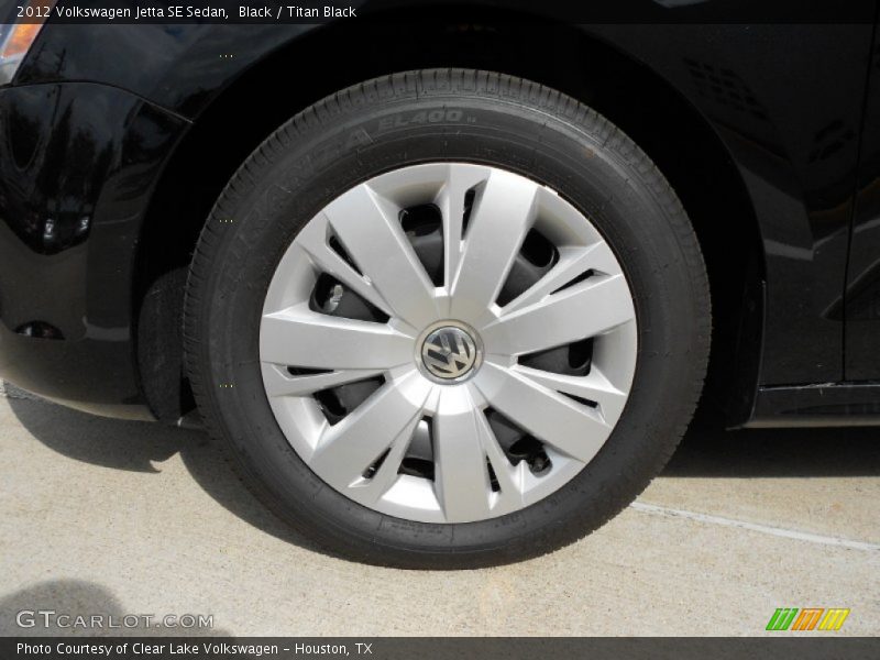Black / Titan Black 2012 Volkswagen Jetta SE Sedan
