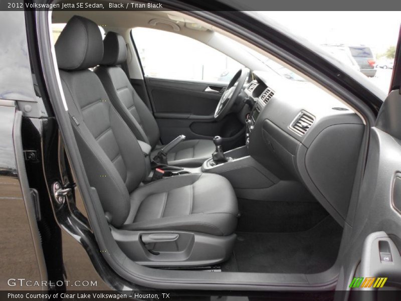 Black / Titan Black 2012 Volkswagen Jetta SE Sedan