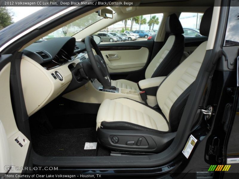  2012 CC Lux Plus Black/Cornsilk Beige Interior