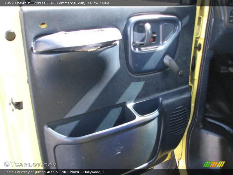 Yellow / Blue 1999 Chevrolet Express 3500 Commercial Van