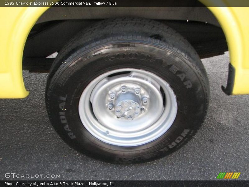 Yellow / Blue 1999 Chevrolet Express 3500 Commercial Van