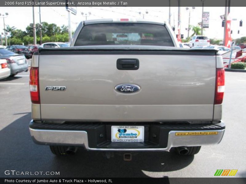 Arizona Beige Metallic / Tan 2006 Ford F150 Lariat SuperCrew 4x4