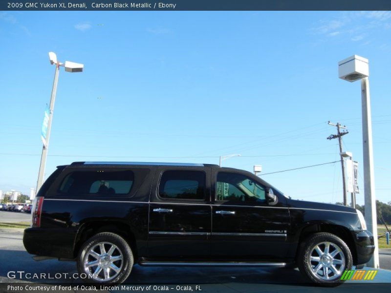 Carbon Black Metallic / Ebony 2009 GMC Yukon XL Denali