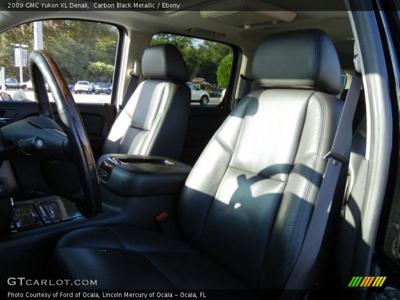 Carbon Black Metallic / Ebony 2009 GMC Yukon XL Denali