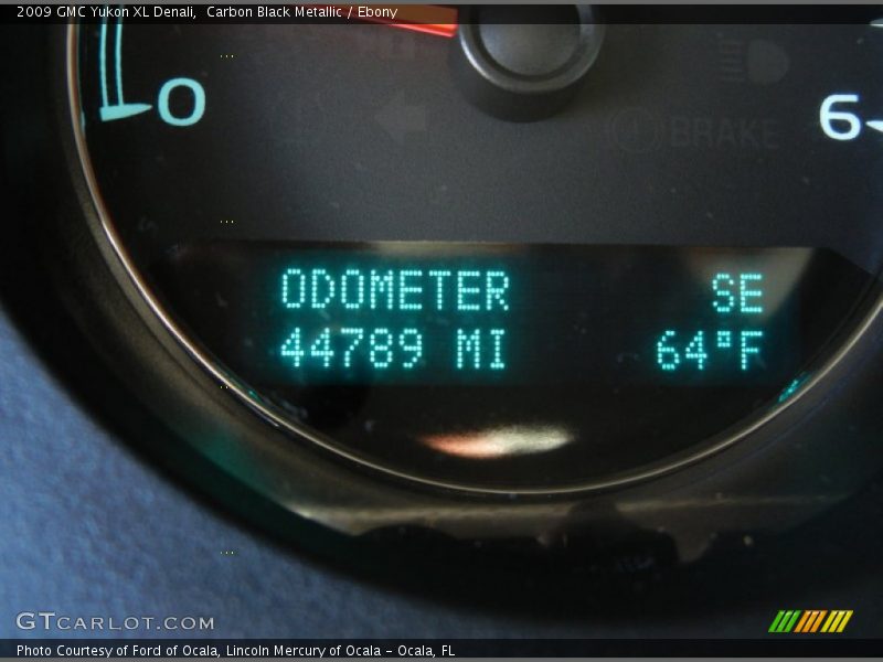 Carbon Black Metallic / Ebony 2009 GMC Yukon XL Denali