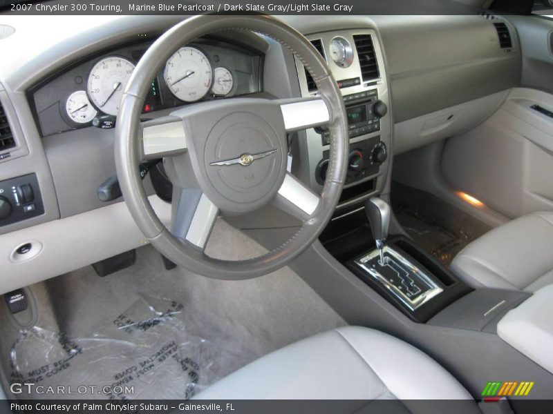 Marine Blue Pearlcoat / Dark Slate Gray/Light Slate Gray 2007 Chrysler 300 Touring