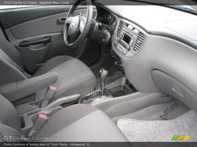 Sapphire Blue / Gray 2010 Kia Rio LX Sedan