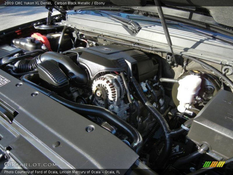 Carbon Black Metallic / Ebony 2009 GMC Yukon XL Denali
