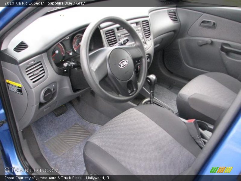 Sapphire Blue / Gray 2010 Kia Rio LX Sedan