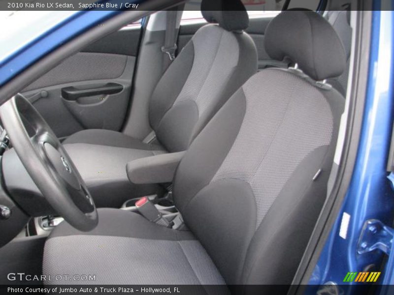 Sapphire Blue / Gray 2010 Kia Rio LX Sedan