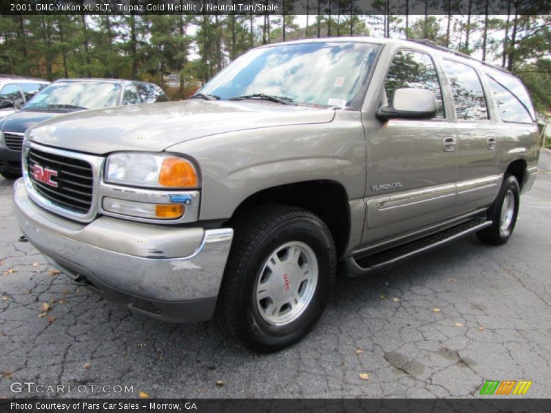 Topaz Gold Metallic / Neutral Tan/Shale 2001 GMC Yukon XL SLT