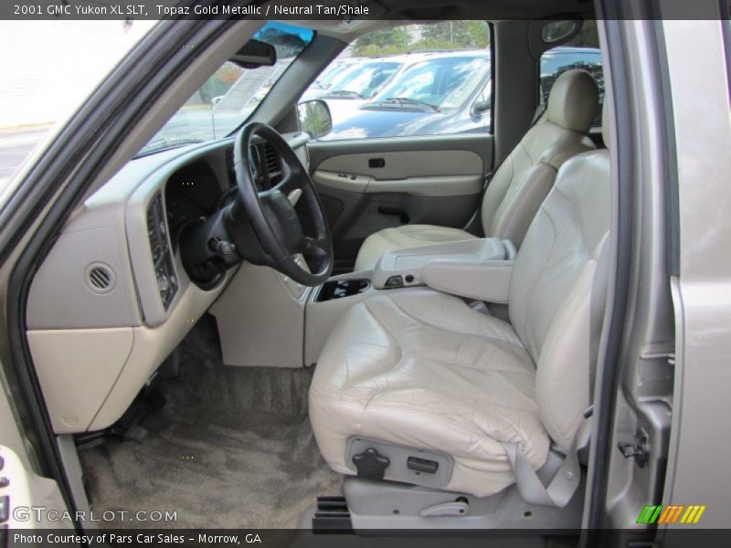 Topaz Gold Metallic / Neutral Tan/Shale 2001 GMC Yukon XL SLT