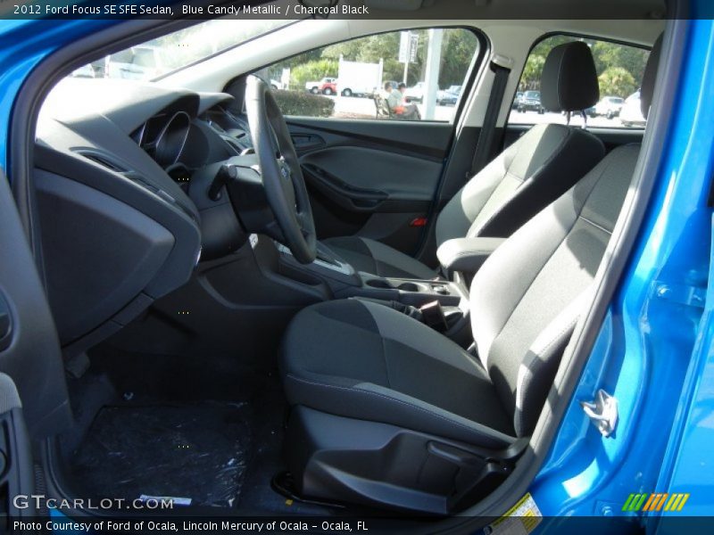 Blue Candy Metallic / Charcoal Black 2012 Ford Focus SE SFE Sedan