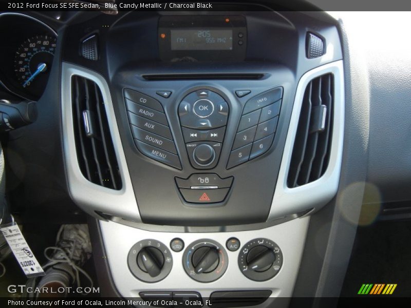 Blue Candy Metallic / Charcoal Black 2012 Ford Focus SE SFE Sedan