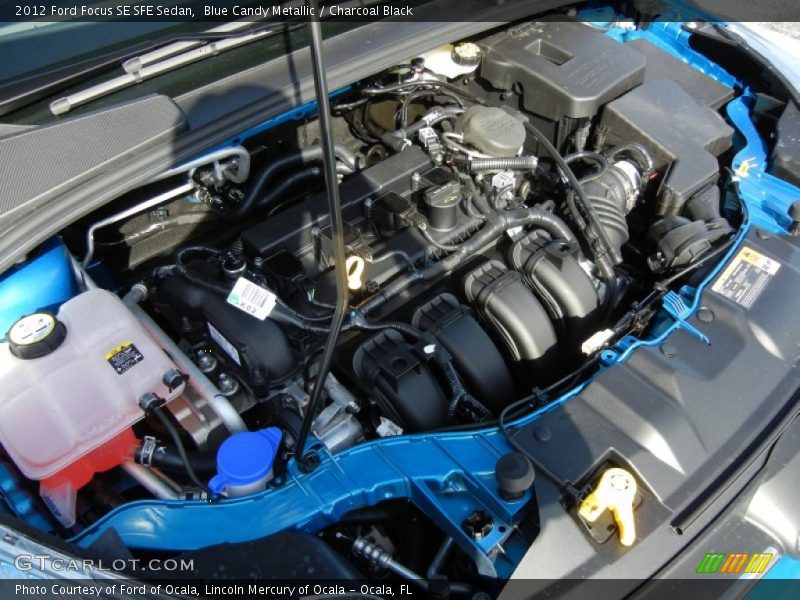 Blue Candy Metallic / Charcoal Black 2012 Ford Focus SE SFE Sedan