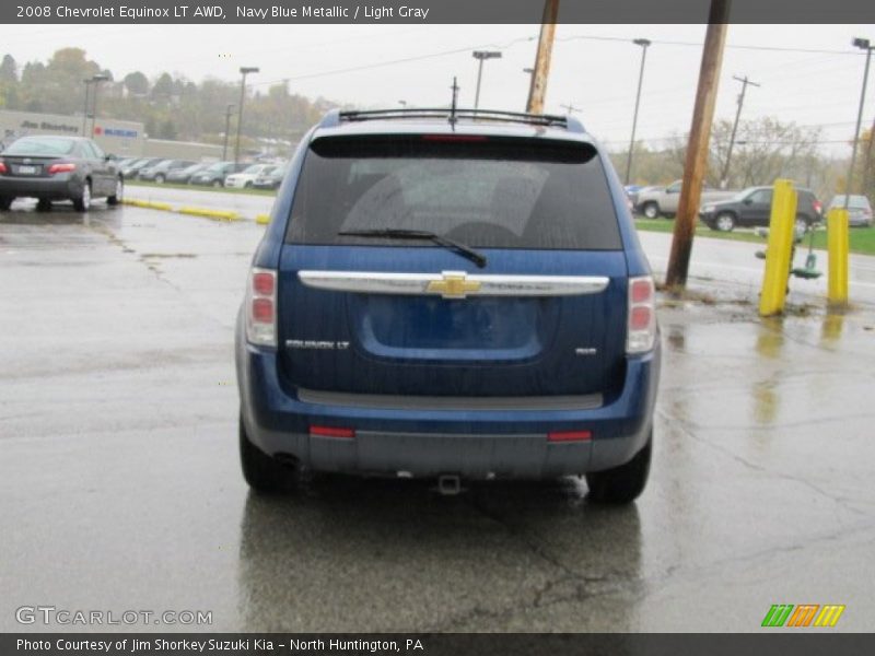 Navy Blue Metallic / Light Gray 2008 Chevrolet Equinox LT AWD