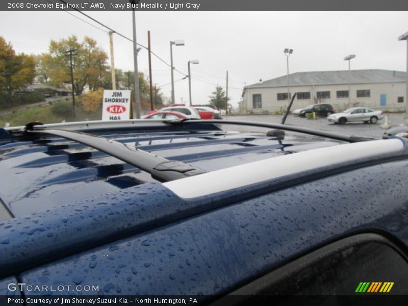 Navy Blue Metallic / Light Gray 2008 Chevrolet Equinox LT AWD