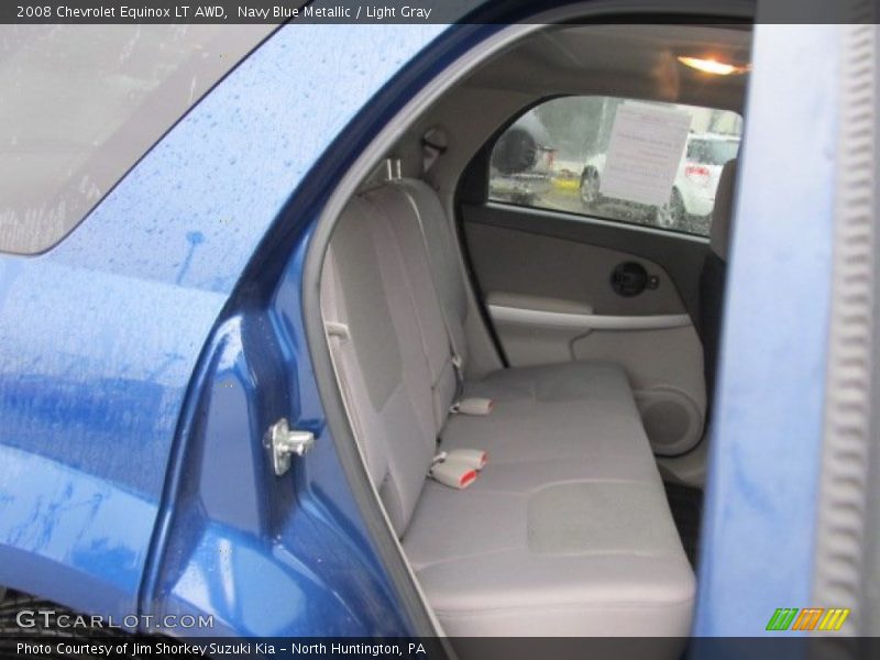 Navy Blue Metallic / Light Gray 2008 Chevrolet Equinox LT AWD