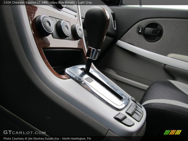 Navy Blue Metallic / Light Gray 2008 Chevrolet Equinox LT AWD