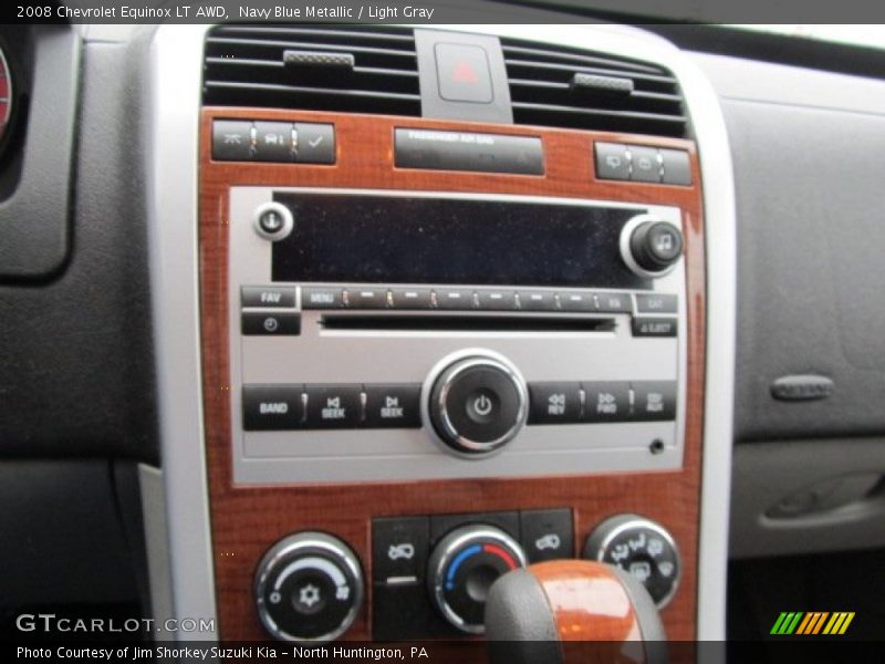 Navy Blue Metallic / Light Gray 2008 Chevrolet Equinox LT AWD