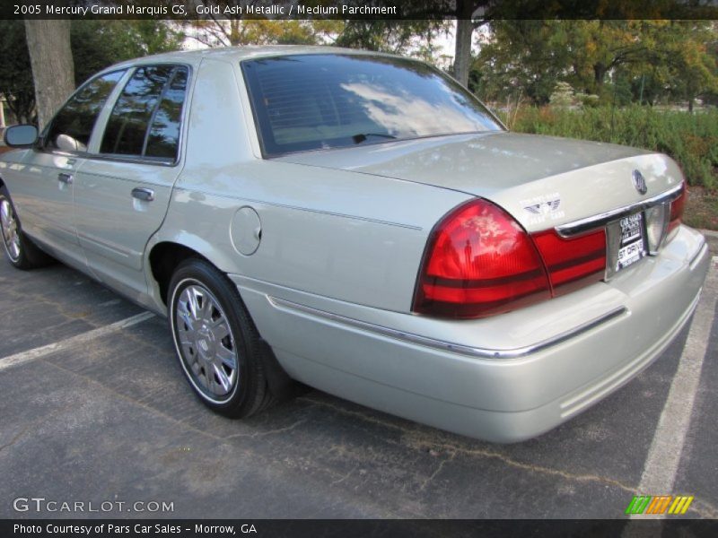 Gold Ash Metallic / Medium Parchment 2005 Mercury Grand Marquis GS