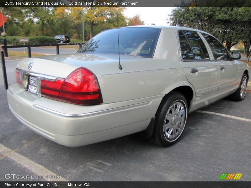 Gold Ash Metallic / Medium Parchment 2005 Mercury Grand Marquis GS