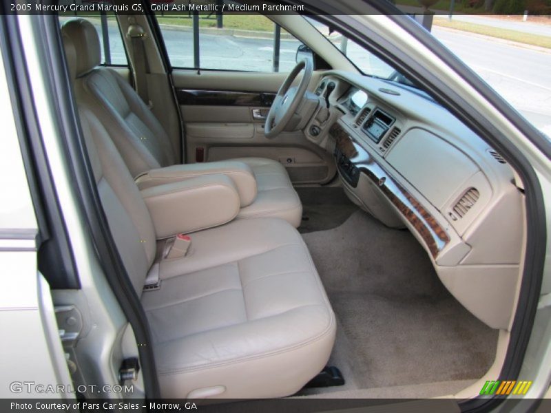 Gold Ash Metallic / Medium Parchment 2005 Mercury Grand Marquis GS