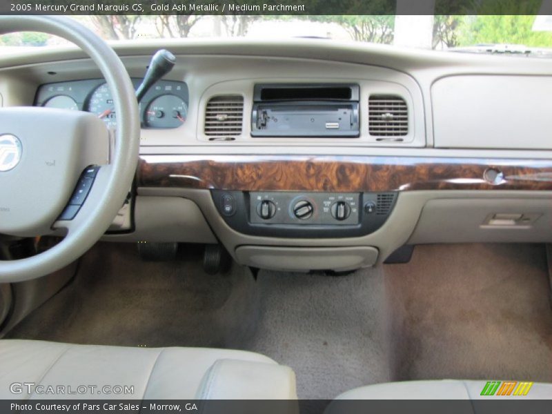 Gold Ash Metallic / Medium Parchment 2005 Mercury Grand Marquis GS