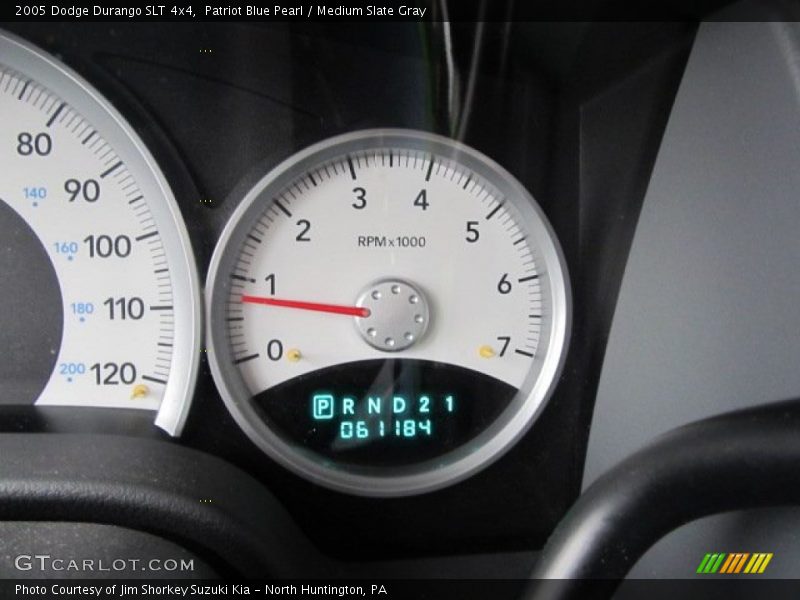 Patriot Blue Pearl / Medium Slate Gray 2005 Dodge Durango SLT 4x4