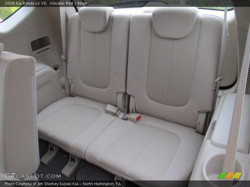 Volcanic Red / Beige 2008 Kia Rondo LX V6