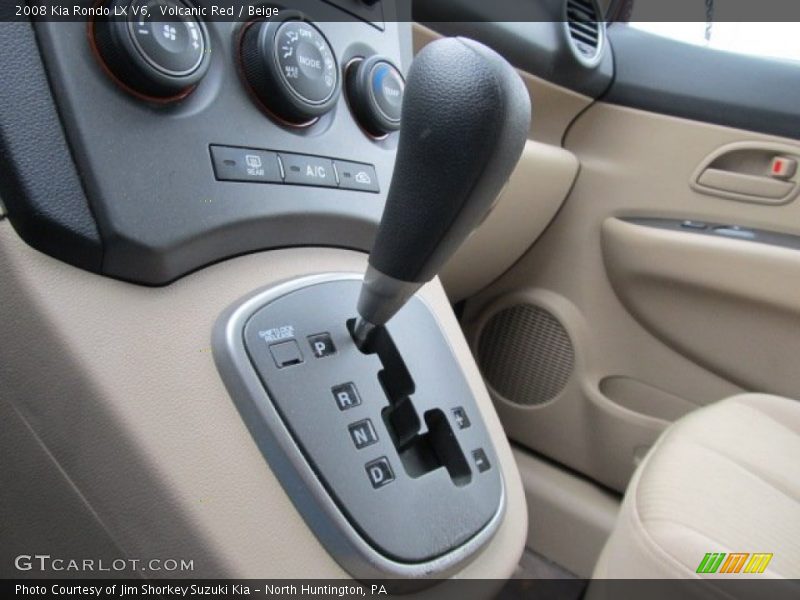 Volcanic Red / Beige 2008 Kia Rondo LX V6