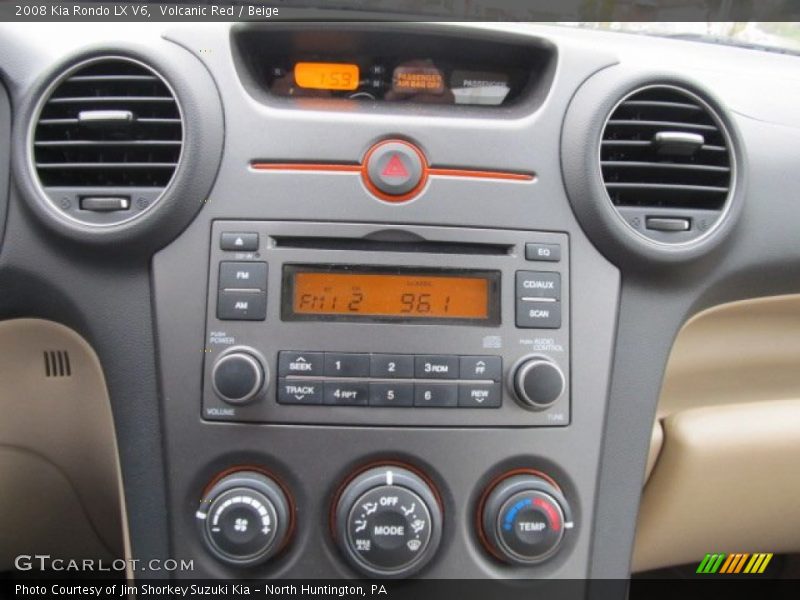 Volcanic Red / Beige 2008 Kia Rondo LX V6