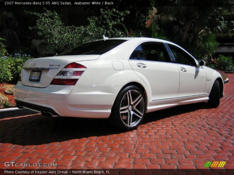 Alabaster White / Black 2007 Mercedes-Benz S 65 AMG Sedan