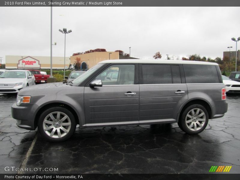 Sterling Grey Metallic / Medium Light Stone 2010 Ford Flex Limited