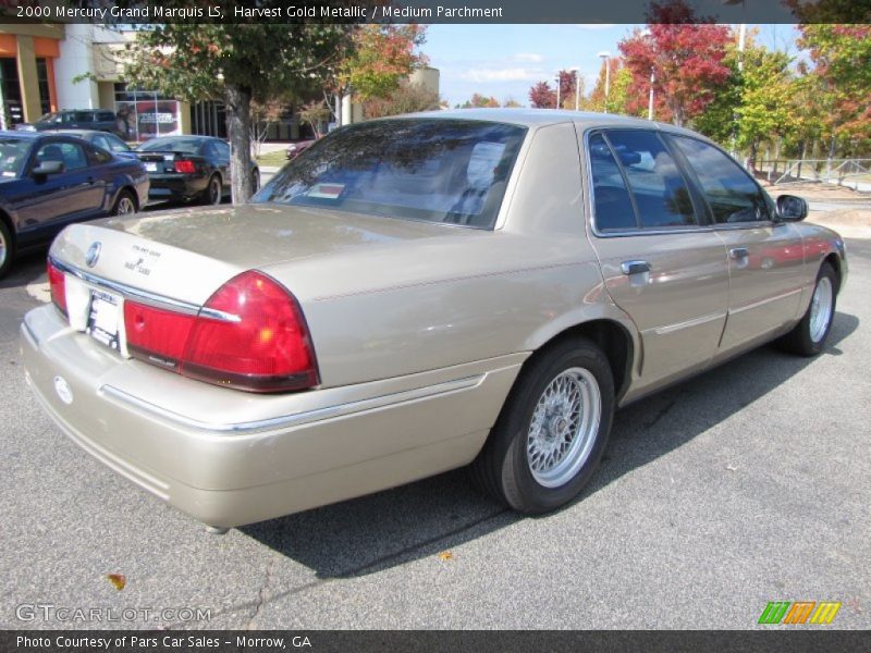 Harvest Gold Metallic / Medium Parchment 2000 Mercury Grand Marquis LS