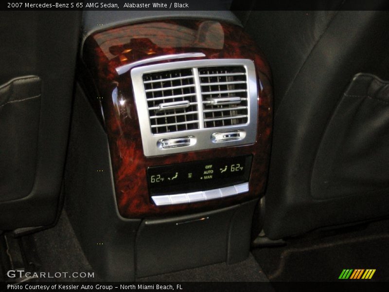 Alabaster White / Black 2007 Mercedes-Benz S 65 AMG Sedan