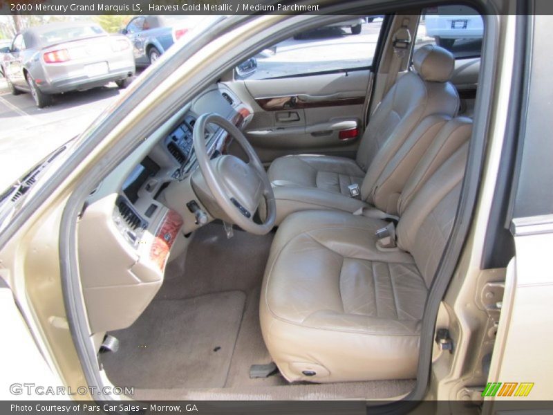 Harvest Gold Metallic / Medium Parchment 2000 Mercury Grand Marquis LS