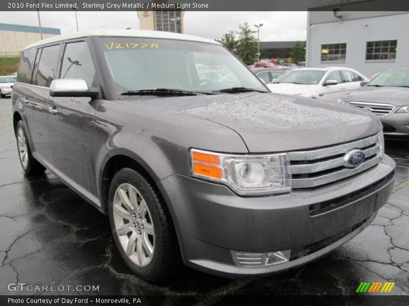 Sterling Grey Metallic / Medium Light Stone 2010 Ford Flex Limited