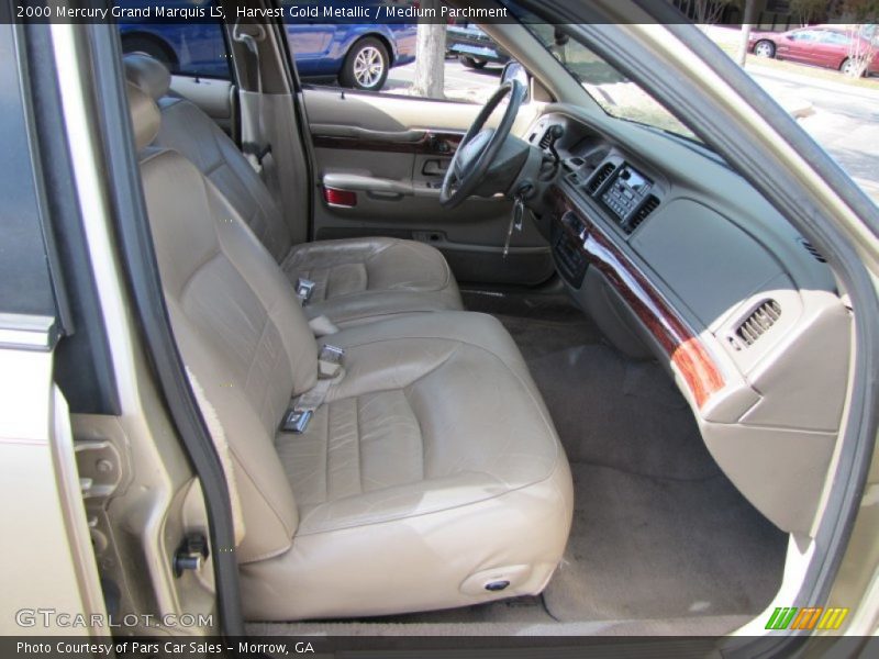 Harvest Gold Metallic / Medium Parchment 2000 Mercury Grand Marquis LS