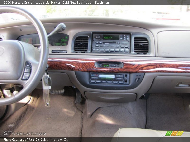 Harvest Gold Metallic / Medium Parchment 2000 Mercury Grand Marquis LS