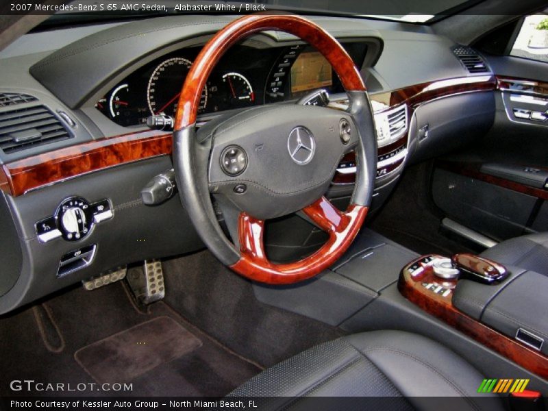 Black Interior - 2007 S 65 AMG Sedan 