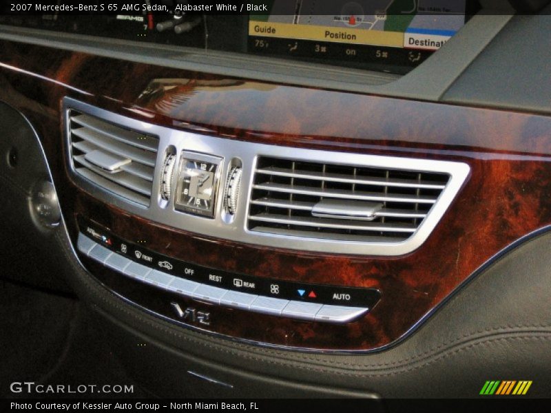 Controls of 2007 S 65 AMG Sedan