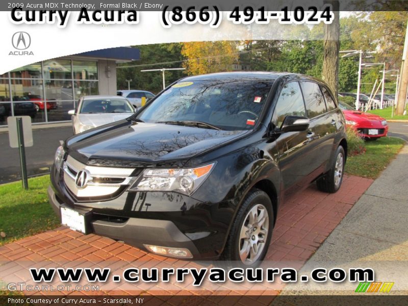 Formal Black / Ebony 2009 Acura MDX Technology