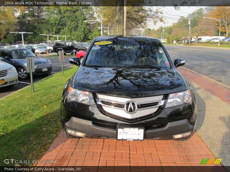 Formal Black / Ebony 2009 Acura MDX Technology