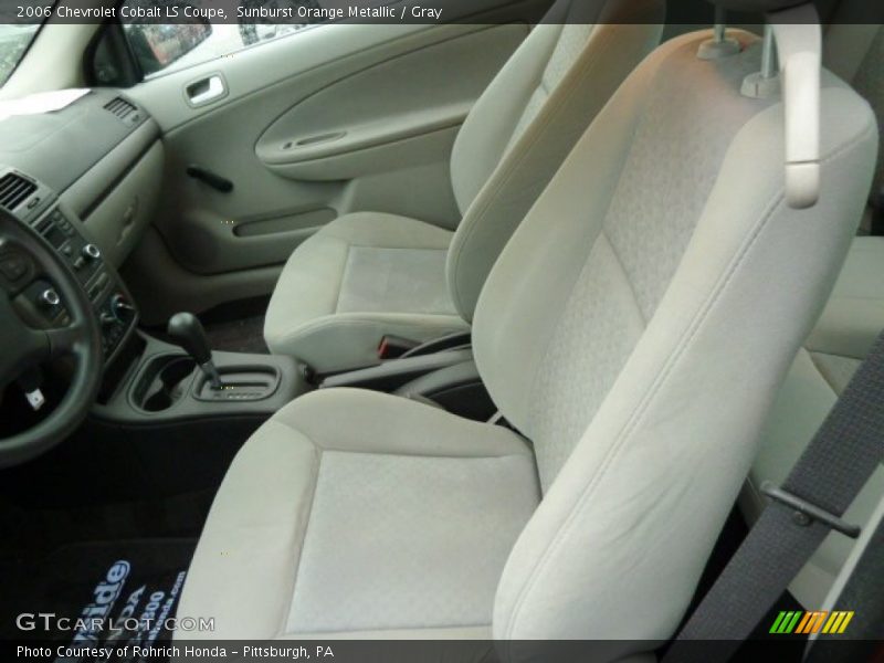 Sunburst Orange Metallic / Gray 2006 Chevrolet Cobalt LS Coupe