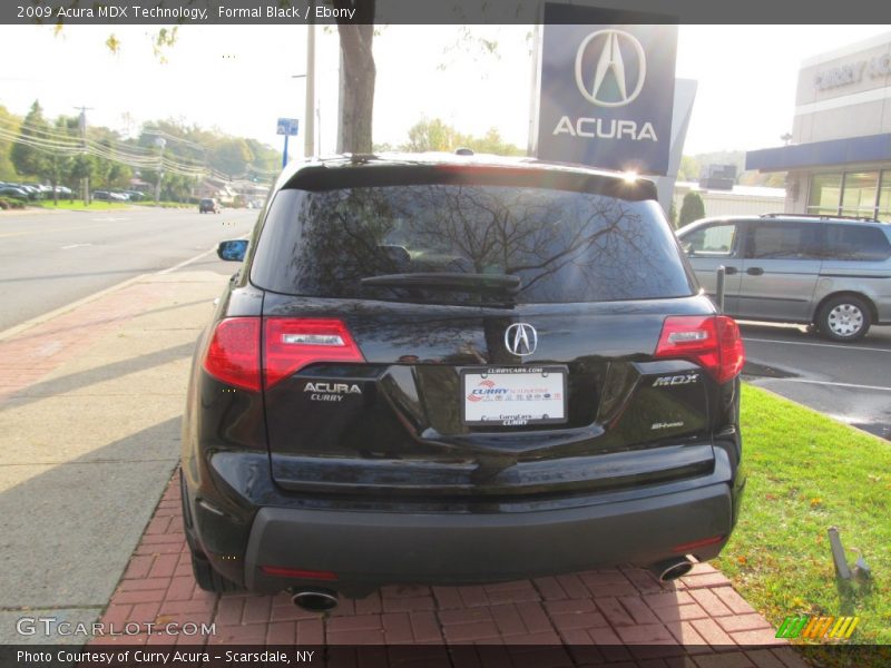 Formal Black / Ebony 2009 Acura MDX Technology